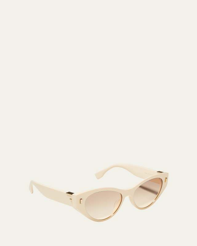 Tortoiseshell Acetate Cat-Eye Sunglasses